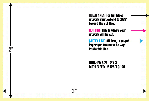 Print Layout Templates 2" x 3" Stickers 